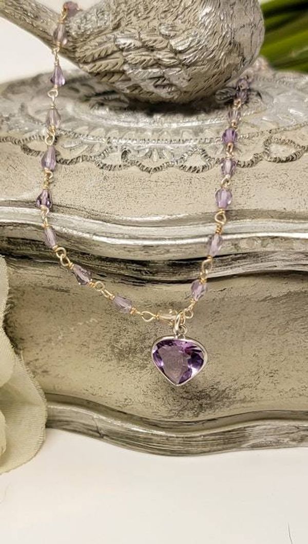 Alternate image for Ametrine and Amethyst Necklace