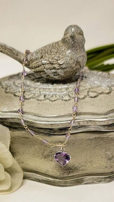 Alternate image for Ametrine and Amethyst Necklace