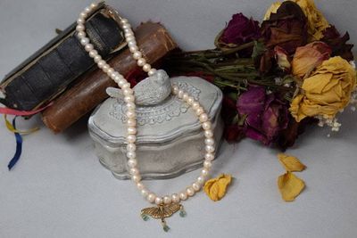 Primary image for Freshwater Pearl Lunar Moth Necklace