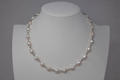 Primary image for Freshwater Pearl and Labradorite Necklace