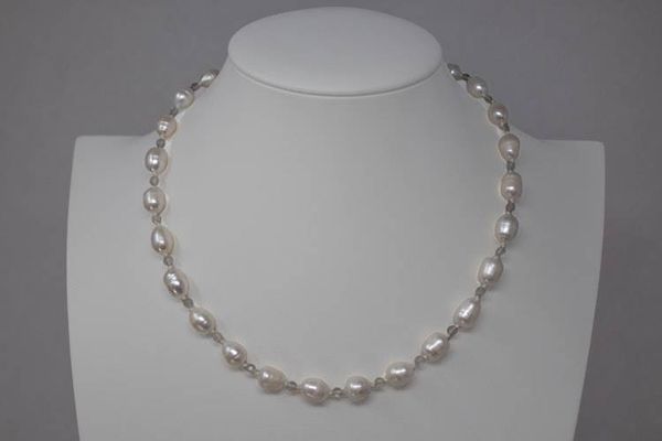 Alternate image for Freshwater Pearl and Labradorite Necklace