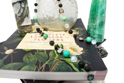 Alternate image for Abalone and Blue Peruvian Opal Statement Necklace