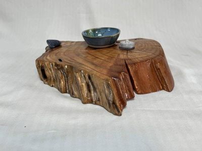 Alternate image for Soul Connection Hand-Shaped Nature Altar From a Vintage Tree Root  (Large1)