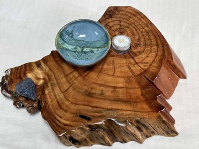 Alternate image for Soul Connection Hand-Shaped Nature Altar From a Vintage Tree Root  (Large1)