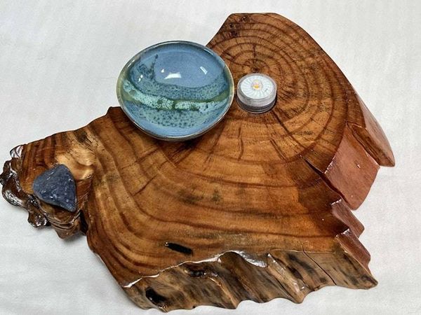 Alternate image for Soul Connection Hand-Shaped Nature Altar From a Vintage Tree Root  (Large1)
