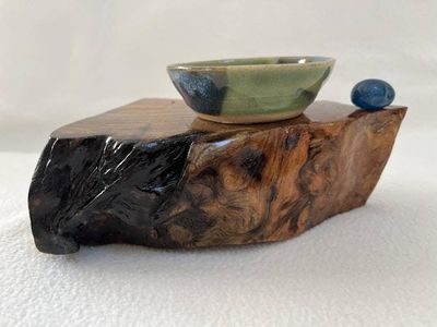 Alternate image for Soul Connection Hand-Shaped Nature Altar From a Vintage Tree Root (Medium6)