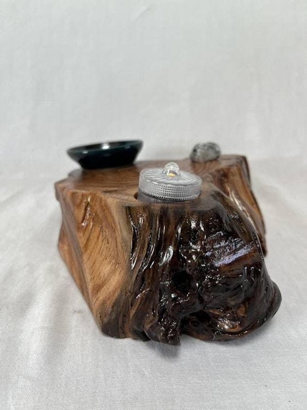 Alternate image for Soul Connection Hand-Shaped Nature Altar From a Vintage Tree Root (Medium 1)