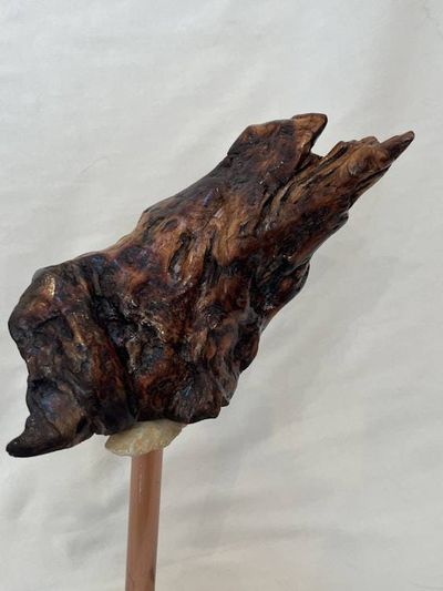 Alternate image for Swirling Energy Hand-Shaped Nature Art From a Vintage Tree Root