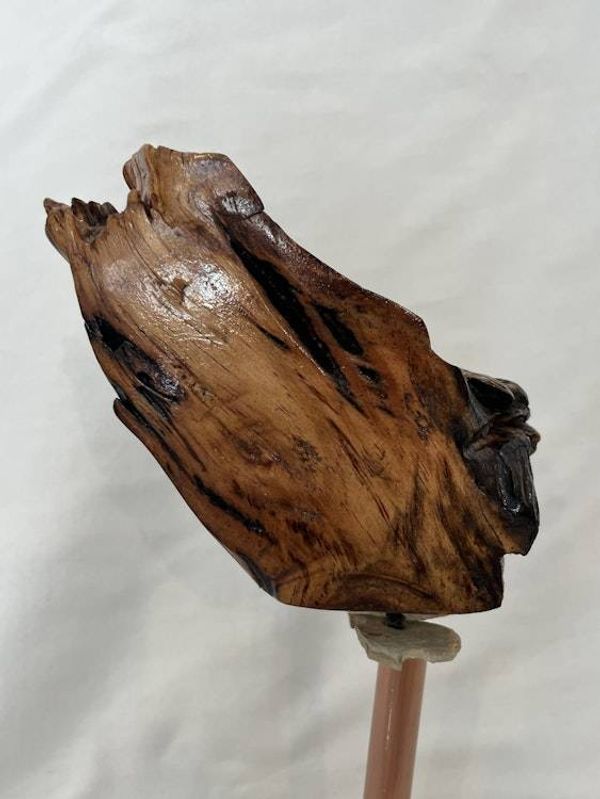 Alternate image for Swirling Energy Hand-Shaped Nature Art From a Vintage Tree Root
