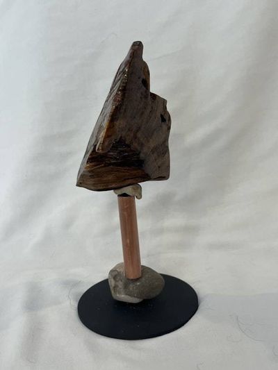 Alternate image for Mahogany Hand-Shaped Nature Art From a Vintage Tree Root