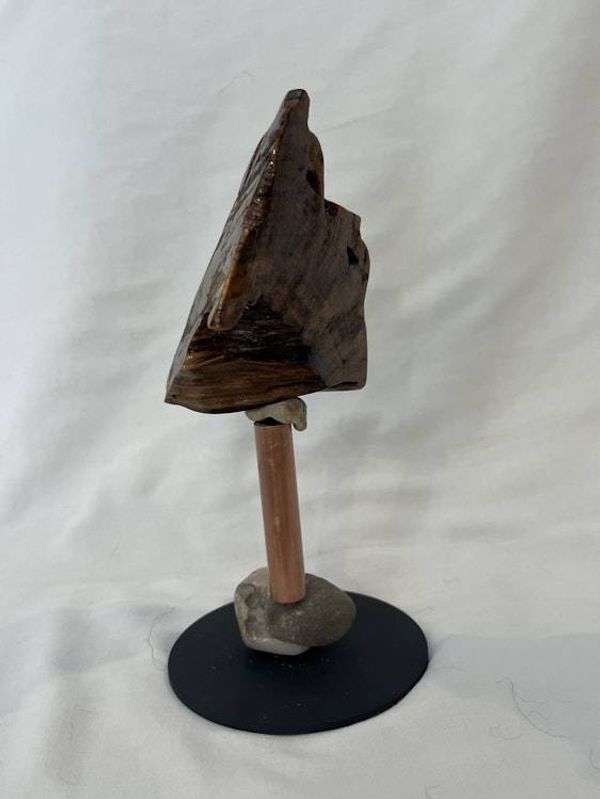 Alternate image for Mahogany Hand-Shaped Nature Art From a Vintage Tree Root