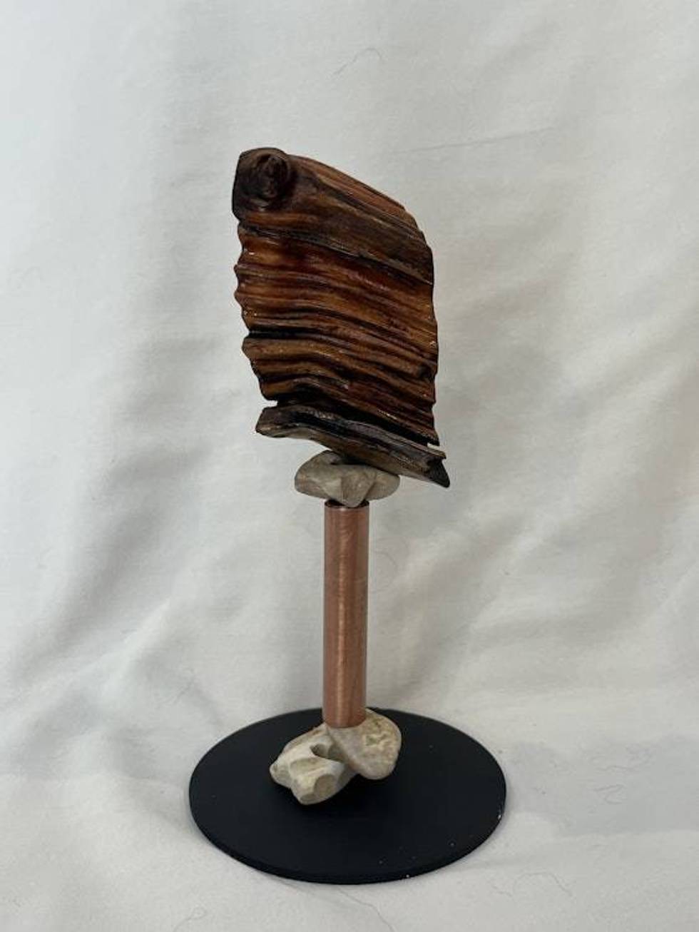 'Deep Channel' Hand-Shaped Nature Art From a Vintage Tree Root