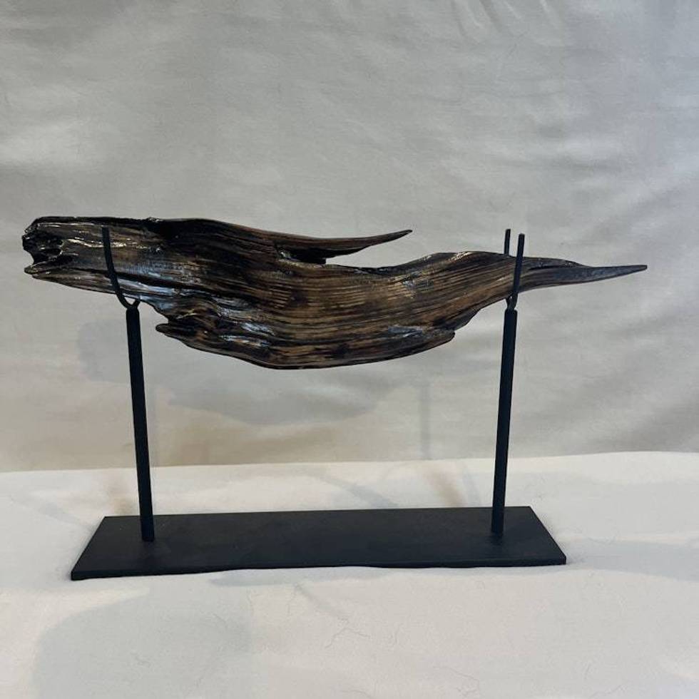 'Spirit Flow II' Hand-Shaped Nature Art From a Vintage Tree Root