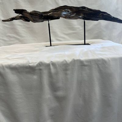 Alternate image for Wave Length Hand-Shaped Nature Art From a Vintage Tree Root