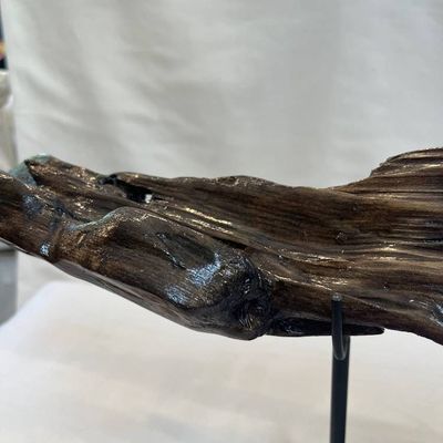 Alternate image for Wave Length Hand-Shaped Nature Art From a Vintage Tree Root