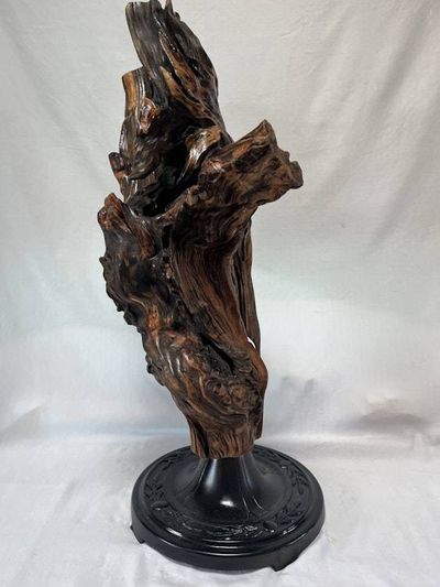 Alternate image for Root Heart Hand-Shaped Nature Art From a Vintage Tree Root