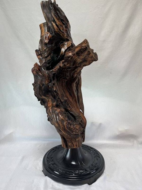 Alternate image for Root Heart Hand-Shaped Nature Art From a Vintage Tree Root