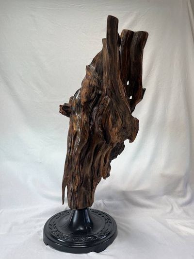 Alternate image for Root Heart Hand-Shaped Nature Art From a Vintage Tree Root