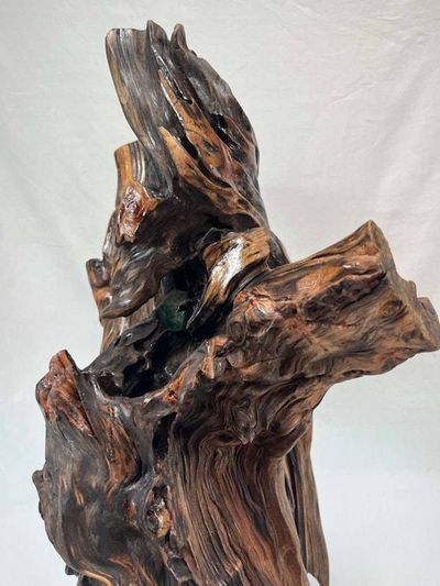 Alternate image for Root Heart Hand-Shaped Nature Art From a Vintage Tree Root