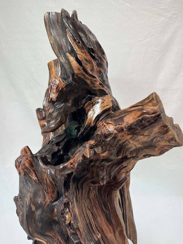 Alternate image for Root Heart Hand-Shaped Nature Art From a Vintage Tree Root