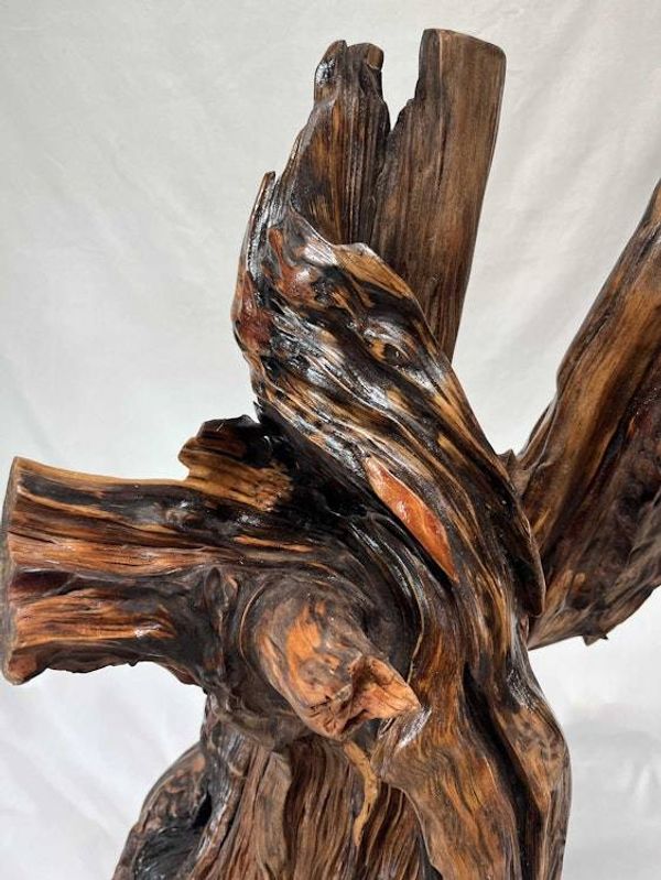 Alternate image for Root Heart Hand-Shaped Nature Art From a Vintage Tree Root