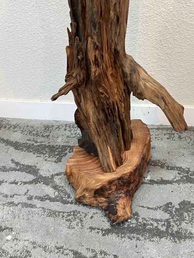 Alternate image for Howling Wolf II Hand-Shaped Nature Art From a Vintage Tree Root