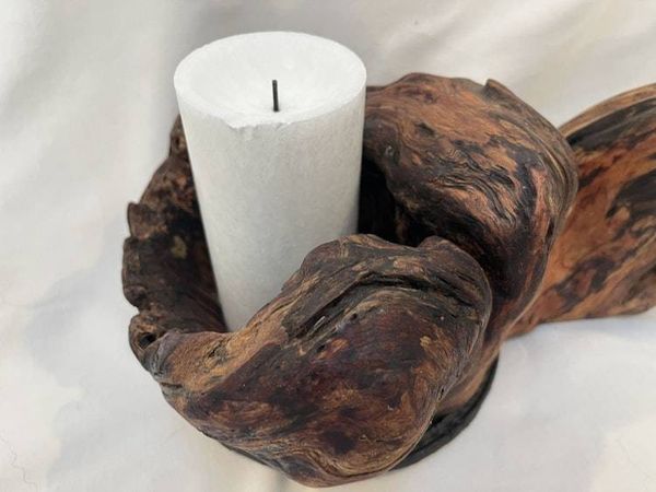 Alternate image for Burl Majesty Hand-Shaped Nature Art From a Vintage Tree Root