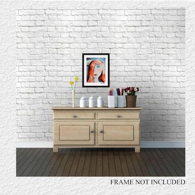 Alternate image for I am Woman - Original Expressionist Portrait Acrylic Painting on Premium Watercolor Paper - 11 x 14 - Unframed - Free Shipping