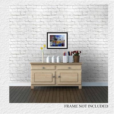 Alternate image for Complex Scenario - Original Abstract Acrylic Painting on Premium Watercolor Paper - 14 x 11 - Unframed - Free Shipping