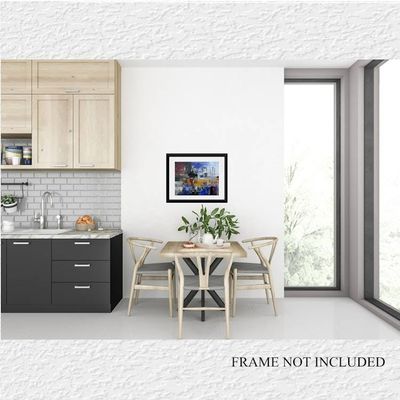 Alternate image for Complex Scenario - Original Abstract Acrylic Painting on Premium Watercolor Paper - 14 x 11 - Unframed - Free Shipping