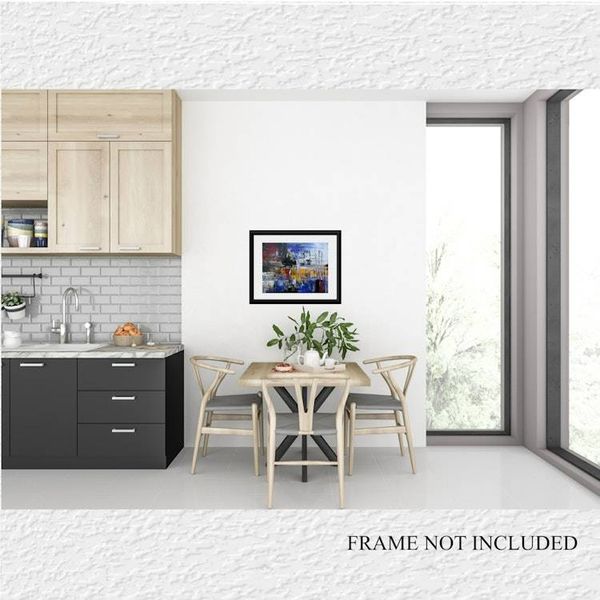 Alternate image for Complex Scenario - Original Abstract Acrylic Painting on Premium Watercolor Paper - 14 x 11 - Unframed - Free Shipping