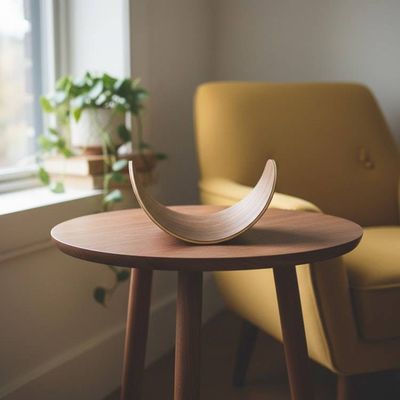 Alternate image for Handcrafted Bent Plywood Magazine Holder
