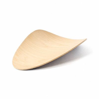 Alternate image for Handcrafted Organic Bent Plywood Display Tray with Natural Grain
