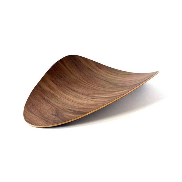 Alternate image for Handcrafted Organic Bent Plywood Display Tray with Natural Grain