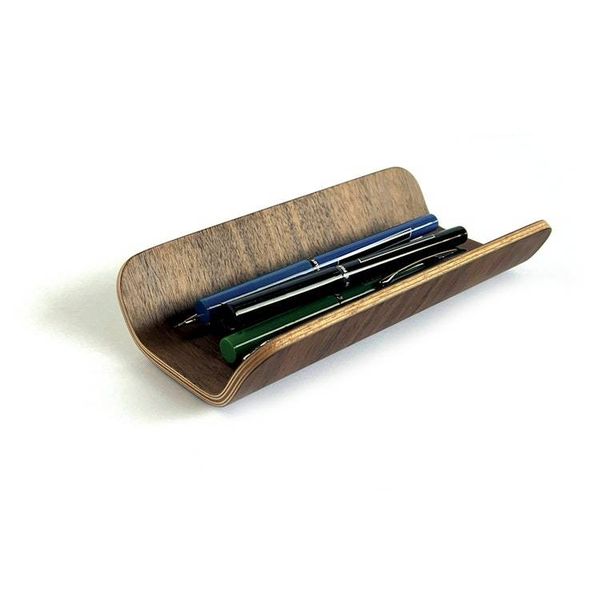 Alternate image for Handcrafted Bentwood Valet Tray and Desk Organizer