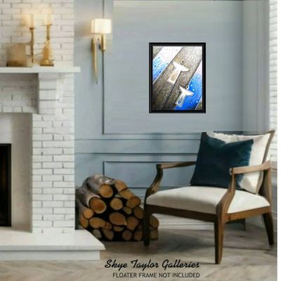 Alternate image for Angels on High - Original 3D Textured Painting on Wood Cradle - 11 x 14 x 1 - Multi-Layer Raised Swirls and Heart - Unframed - Free Shipping Description