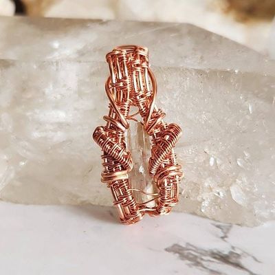 Primary image for Aquamarine Copper Wire Wrapped Pendant