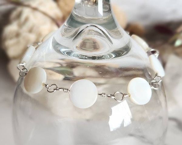 Alternate image for Mother of Pearl Sterling Silver Bracelet