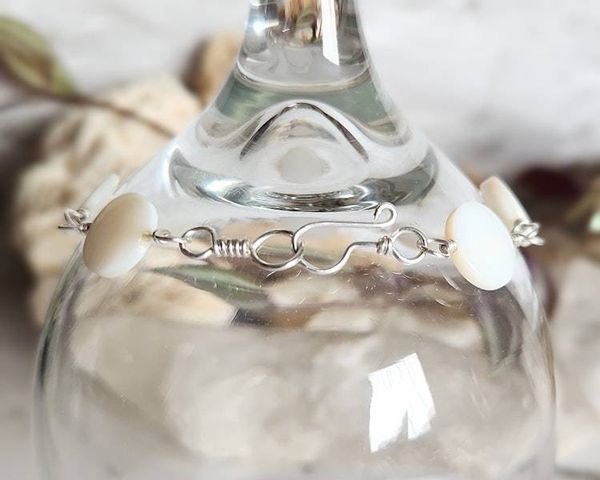 Alternate image for Mother of Pearl Sterling Silver Bracelet