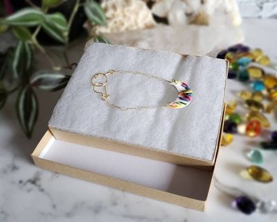 Alternate image for Rainbow Moon Bracelet