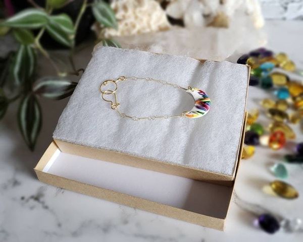 Alternate image for Rainbow Moon Bracelet
