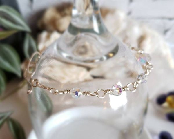 Alternate image for Silver Vintage Crystal Bracelet