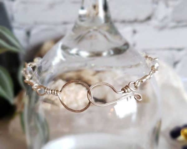 Alternate image for Silver Vintage Crystal Bracelet
