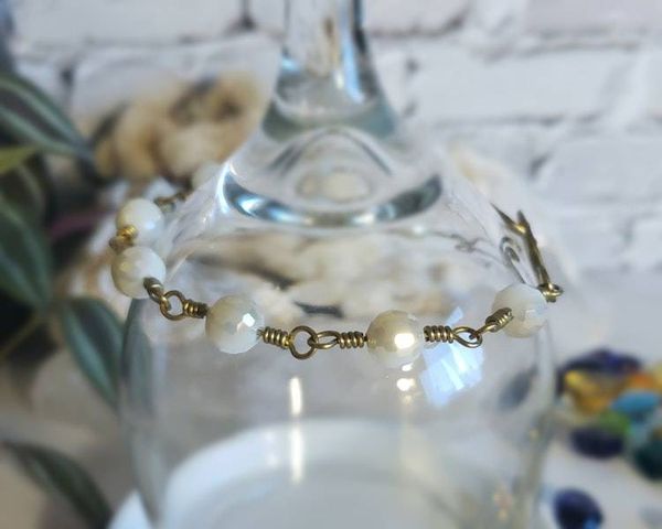 Alternate image for Brass Crystal Bracelet