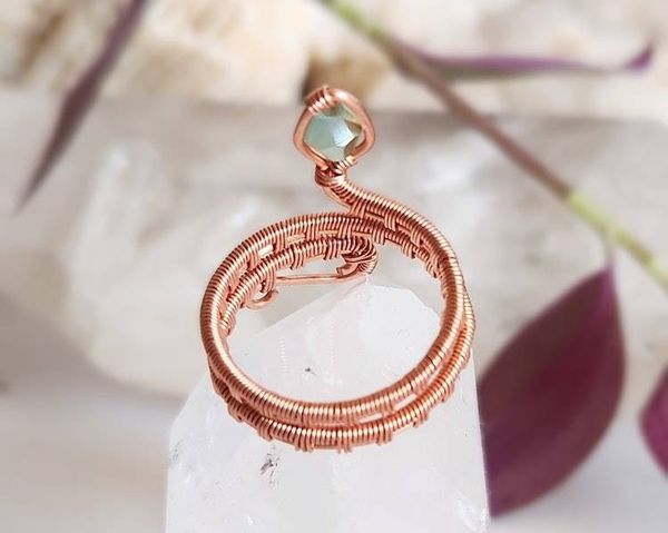 Alternate image for Snake Midi Knuckle Ring