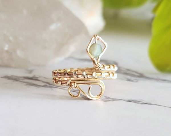 Alternate image for Snake Midi Knuckle Ring