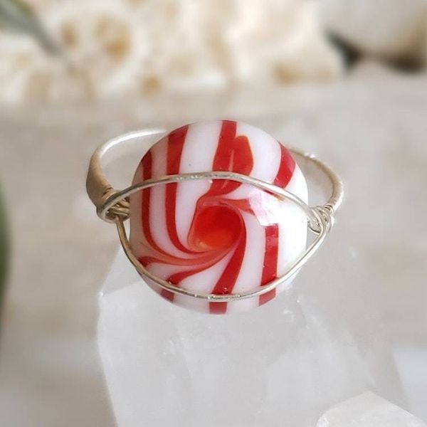 Alternate image for Peppermint Candy Sterling Silver Ring