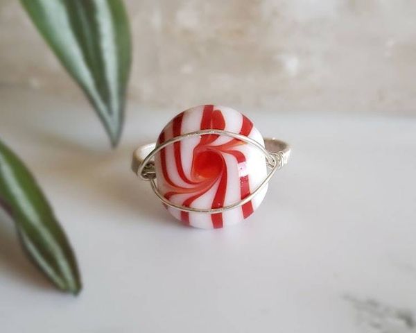 Alternate image for Peppermint Candy Sterling Silver Ring