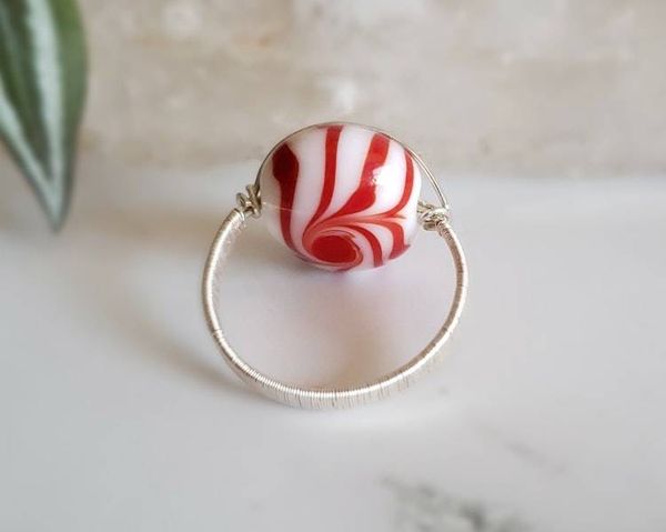 Alternate image for Peppermint Candy Sterling Silver Ring