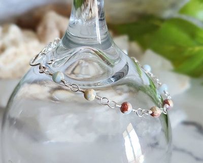 Alternate image for Aqua Terra Jasper Sterling Silver Bracelet